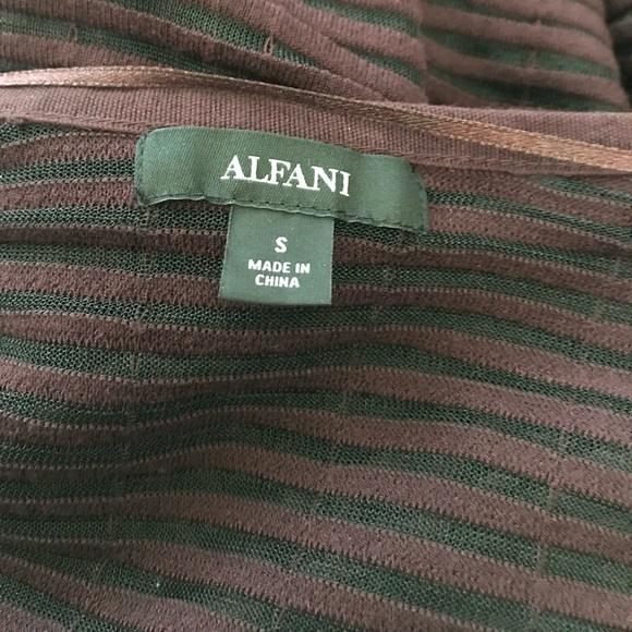 ALFANI Womens 3/4 Sleeve Open Cardigan - Picture 6 of 7